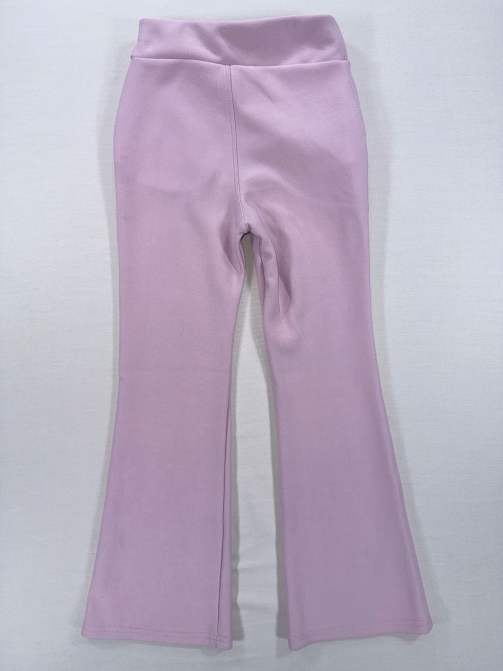 ShoSho Pink Flare High Rise Pants Gold Zipper Pockets Size 7/8 EUC - Picture 4 of 4